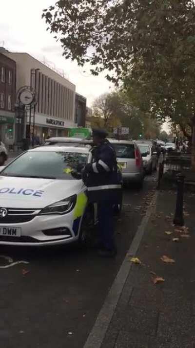 WCGW parking on a disabled spot