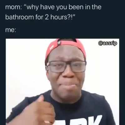 Deji has been taking a shit for so long!