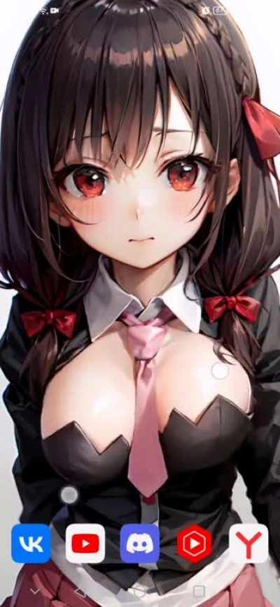 Rate my phone wallpaper 🤩 (Forgive me Yunyun...😞)