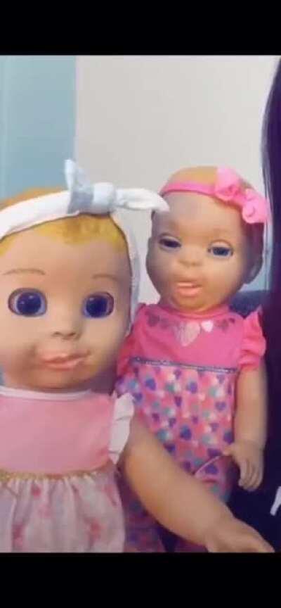 The doll in the front, particularly.