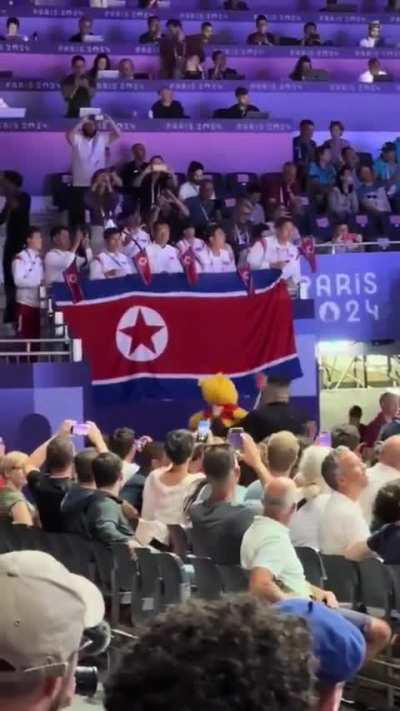 Dressing up as Kim Jong Un at the Olympics, in front of the North Koreans.