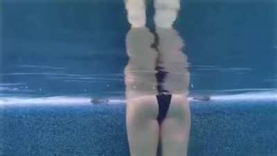 Mandy Rose underwater booty