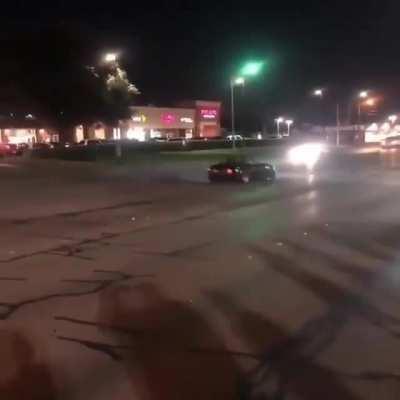 WCGW doing a donut in the middle of the street