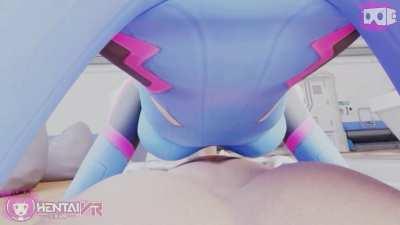 Dva blowjob (Tyviania, HentaiVR)