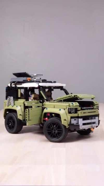 Lego Stopmotion Land Rover