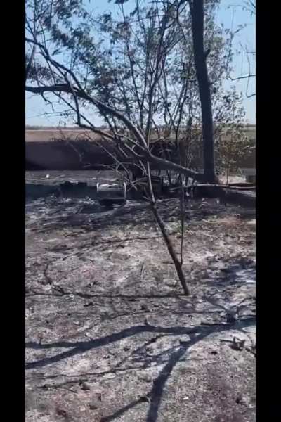 More video footage showcasing the work of incendiary weapons on Russian positions (the source linked back to footage of dragons breath drones in the post )(translation requested)