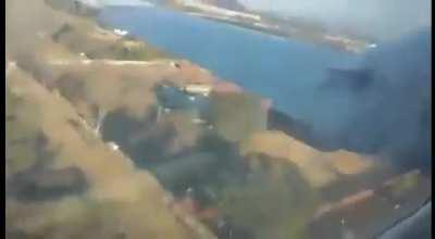 Passenger video as plane crashes after engine failure