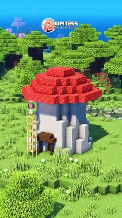 Mushrooms house of Minecraft