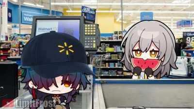 Blade works at Walmart