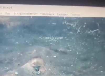 Russian soldier is shot in the head immediately after standing up from his trench 