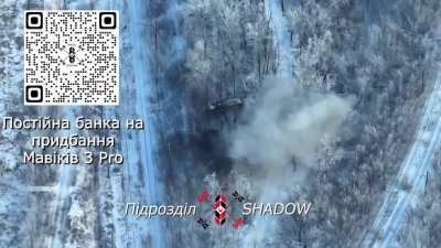 UA &quot;Shadow&quot; Drone team posted video of destruction of interesting new(?) RU EW equipment using FPV drone. (&quot;Bylyna&quot; RB-109A) No location info