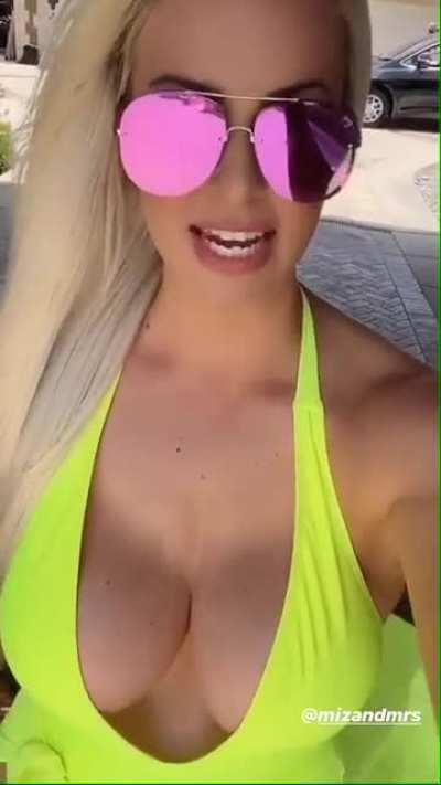 Maryse big boobs bikini