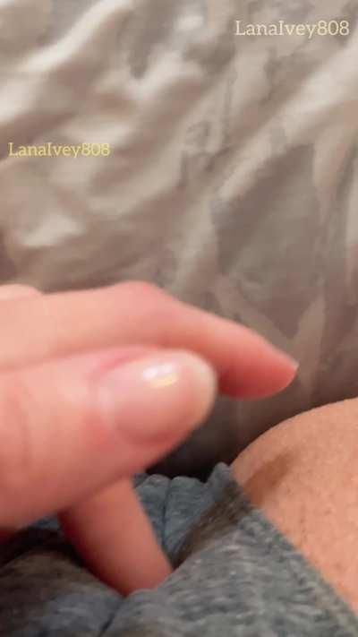 peed panties and clit rubbing