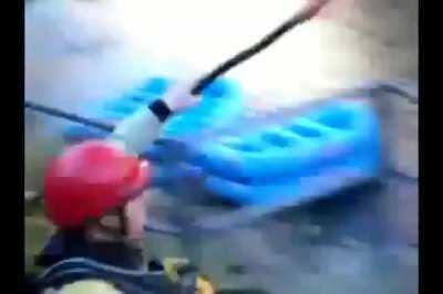 HMB while I send myself down these stairs in my kayak