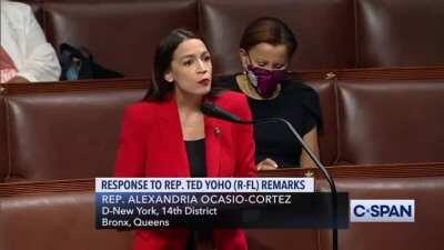 Rep. Alexandria Ocasio-Cortez (D-NY) Responds to Rep. Ted Yoho (R-FL)