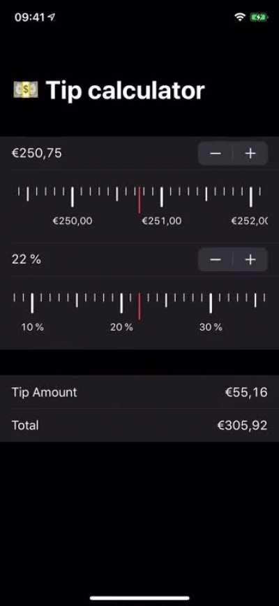 I did this infinite sliding ruler in SwiftUI it was fun to do !