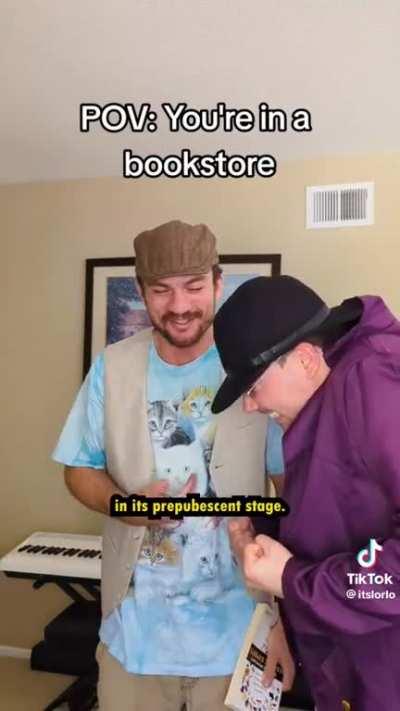 Bookstore cringe