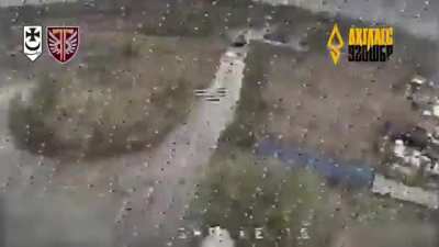 UA 92nd Assault Brigade's &quot;Achilles&quot; UAV team helped repel a large scale Russian mechanized assault in the Kursk region, using FPV strike drones to hit 17 Russian tanks/armored vehicles. (Story in comments) With NGU Bureviy Brigade + 77th Airmobile Brigad