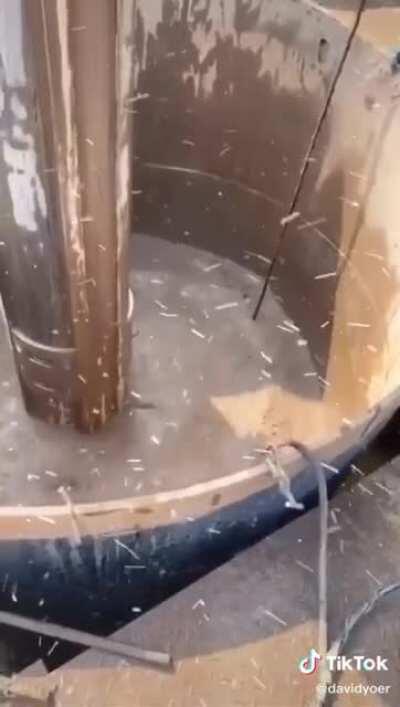 Down a well bore