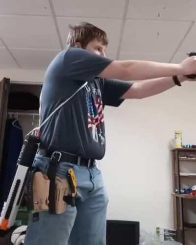 Someone posted this video and captioned it “I’m gonna tell my kids this is a young BJ Baldwin” (an attempted insult). 7 time off road racing champion BJ Baldwin turned the tables on them by inviting the young man to do a range day, saying he wants the kid