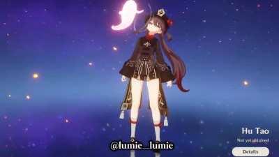 Hu Tao's idle animation | Credits to Lumie