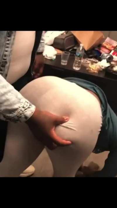 My daughter didn’t clean her room like I told her so when she bent over I gave her what she needed…this mf booty so fat and soft