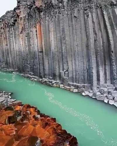 🔥 Stuðlagil Canyon, Iceland