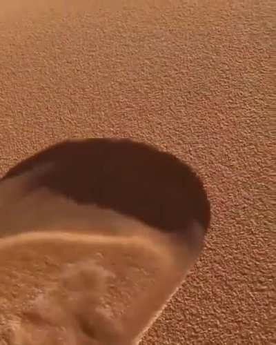 Is that even sand? Deserts are a weird place.