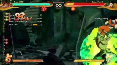 Shortest S Broly combo