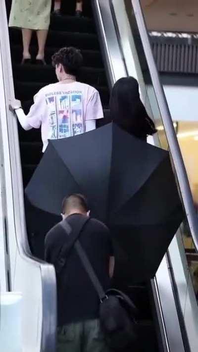 Good use of an umbrella