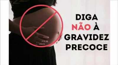 Diga não à gravidez precoce!