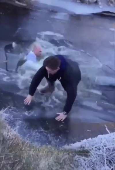 WCGW if we jump on a thin frozen lake?