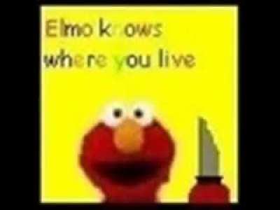 Elmo is Evil wake up people!