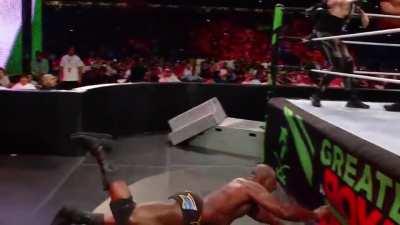 The legendary Titus O'Neil fall - all angles