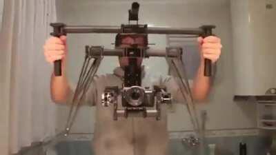 The 3-axis gimbal camera stabilizer that seems to defy the laws of physics, but it doesn't