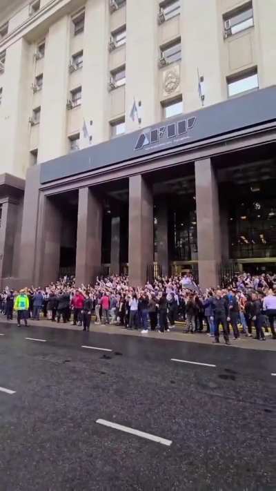 Protesta en AFIP