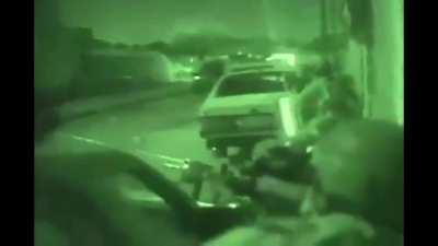 American troops ( prob sf) engage iraqis pt 1