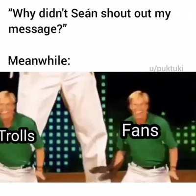 Seán appreciates our support and that's important. And yeah, I made it a GIF, cuz the music was annoying af.