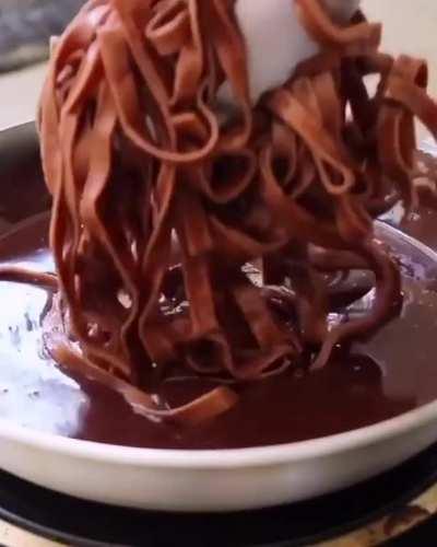 Chocolate pasta, anybody?