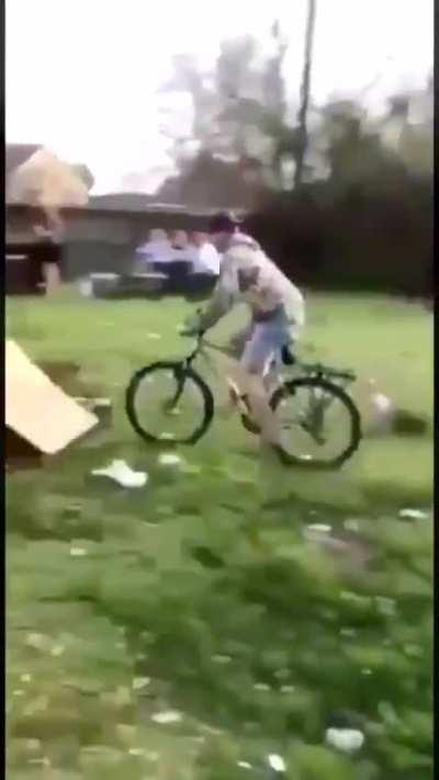 WCGW if I jump the fire on my bike .