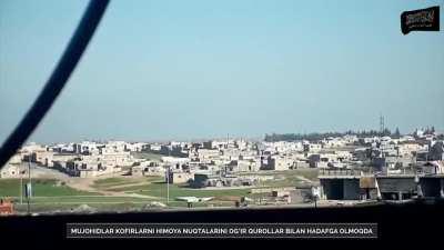 Tavhid Va Jihod Fighters Preparing then Assaulting the Outskirts of the City of Saraqib (