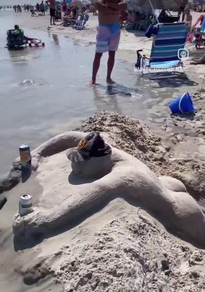 Have sand castles gone too far?