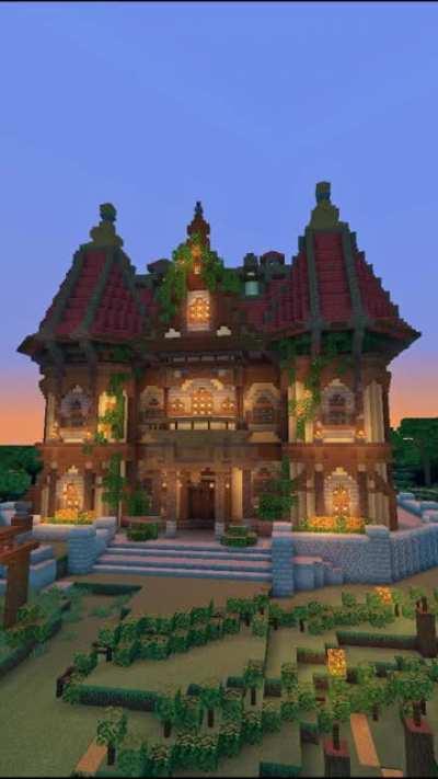 I Built Dawn Winery from Genshin Impact in Minecraft