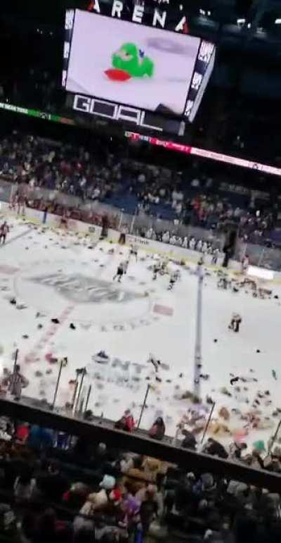 Killed the lady beneath me at the latest Teddy Bear Toss