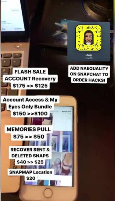 ANYONE here needs any social media hacks for snapchat , instagram , facebook &amp;amp; more add naequality on snapchat// 30K TELE LINK + PROOF IN COMMENTS!