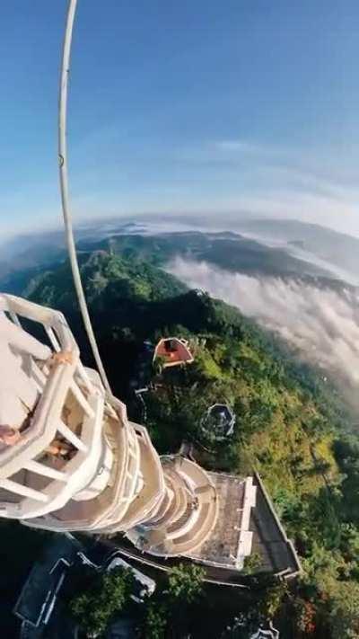 🔥 The view from Ambuluwawa tower in Sri Lanka is mesmerizing!