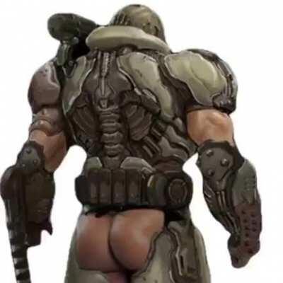 Doomguys got cheeks