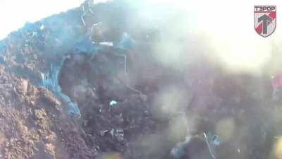 'Terror' unit storms Wagner trenches on the Road of Life, full video. CQC and drone view. Bakhmut.