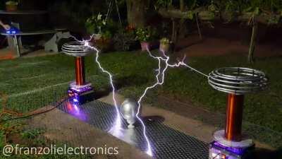 These tesla coil sounds