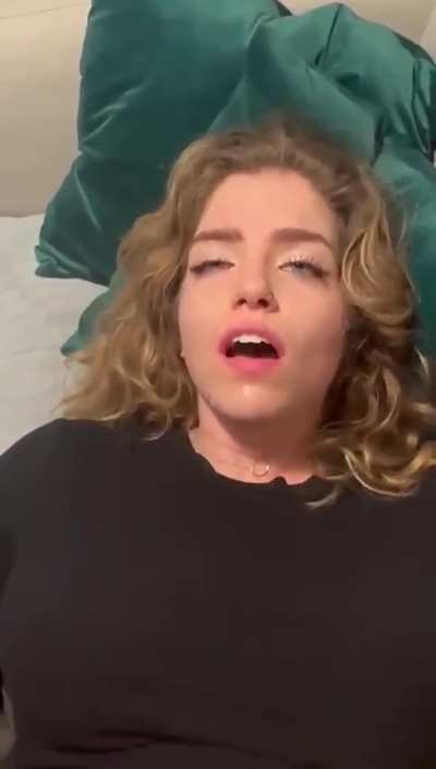 Holy fuck her face says it all! She NEEDs it!